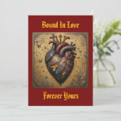 'Bound By Love' - Flat Holiday Kaart (Staand voorkant)