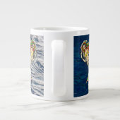 Bound Mermaids - Nautisch ontwerp voor oceaanliefh Extra Grote Beker (Achterkant)