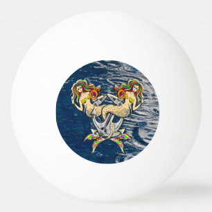 Bound Mermaids - Nautisch ontwerp voor oceaanliefh Pingpongballen