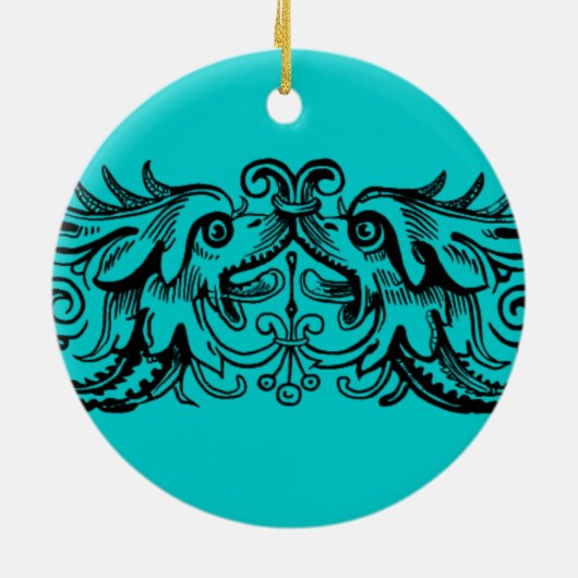 Bound Monsters Rond Ornament (Achterkant)
