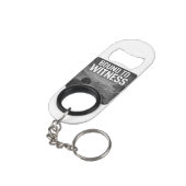 Bound to Witness Forest Bottle Opener Mini Flessenopener (Achterkant Gekanteld)