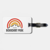Boundary Peak Nevada Bagagelabel (Achterkant horizontaal)