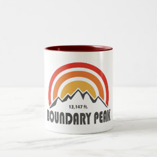 Boundary Peak Nevada Tweekleurige Koffiemok