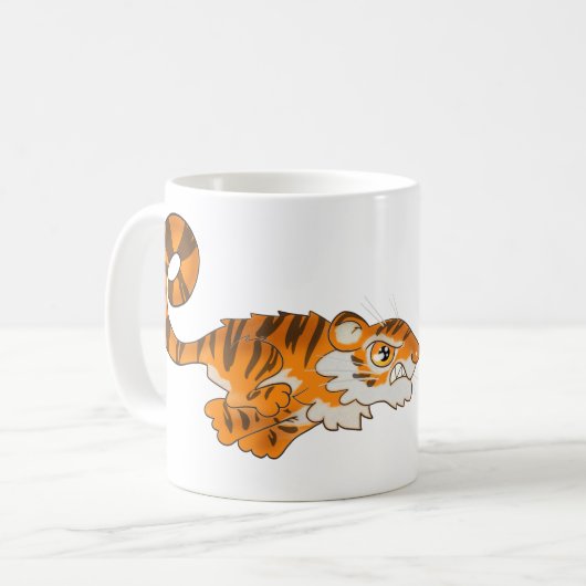 Bounder Tiger Coffee Mug (Devant gauche)