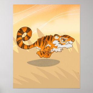 Bounding Poster Tiger