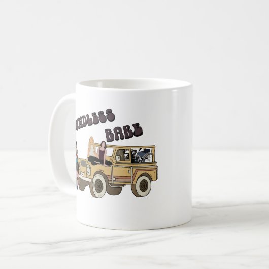 Boundless Babe Retro mug  (Devant gauche)