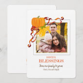 Bounful Blessings-fotokaart Kaart (Voorkant / Achterkant)