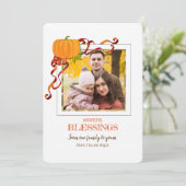 Bounful Blessings-fotokaart Kaart (Staand voorkant)