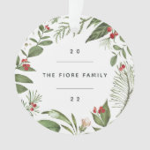 Bounful Botanical | Persoonlijke foto Ornament (voorkant)