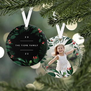 Bounful Botanical   Persoonlijke foto Ornament