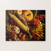 Bountiful Fall Harvest Puzzle (Horizontal)