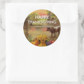 Bountiful Harvest Happy Thanksgiving Stickers (Tas)
