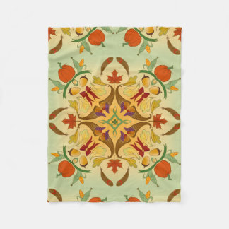 Bountiful Harvest Radial Art Fleece Deken