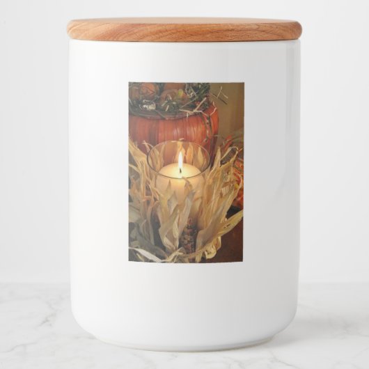 ***BOUNTIFULE HARVEST & THANKSGIVING** VOEDSELCONTAINER ETIKET (Voorkant)