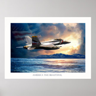 Bounty hunter F 18-jachtjager Poster