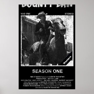 Bounty Law VHS Poster