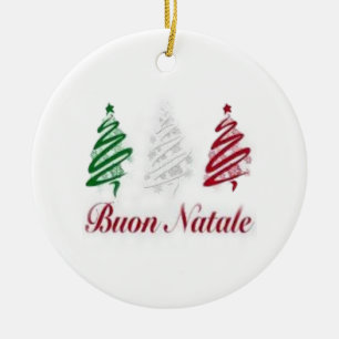 Bouon Natale Tri couleur ornement de Noël