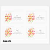 Bouquet Abstrait de Étiquettes de fleurs mixtes (Feuille)