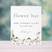 Bouquet bar de fleurs (Neutre)
