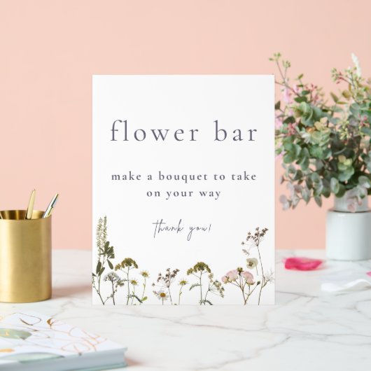 Bouquet bar de fleurs (Mariage)