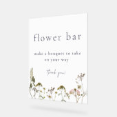 Bouquet bar de fleurs (Angle)