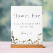 Bouquet bar de fleurs (Neutre)
