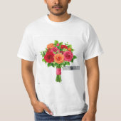 Bouquet Bloom T-Shirt Design" (Devant)