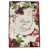 Bouquet Bourgogne & Brousse Peony Favoriser le sac (Devant)
