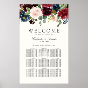 Bouquet Bourgogne   Floral 9 Tableau Sièges