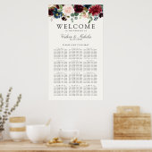 Bouquet Bourgogne | Plage florale 12 Tableau de si (Cuisine)