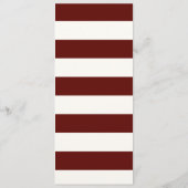 Bouquet Bourgogne | Programme de mariage floral (Dos)