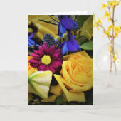 Bouquet, carte (Fleur jaune)