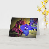 Bouquet, carte (Fleur jaune)