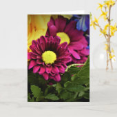 Bouquet, carte (Fleur jaune)