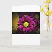 Bouquet, carte (Fleur jaune)