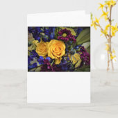 Bouquet, carte (Fleur jaune)