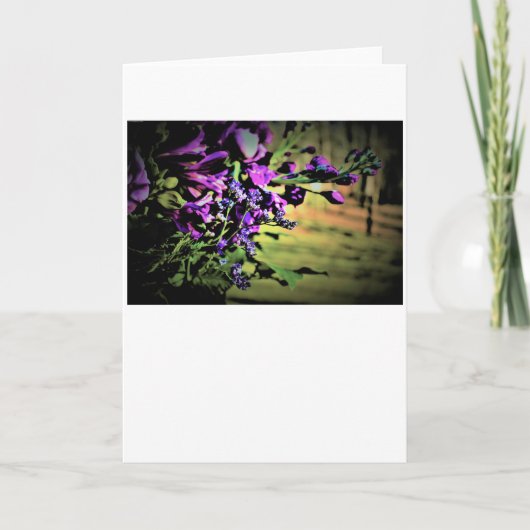 Bouquet, carte (Devant)