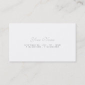 Bouquet Carte de visite (Dos)