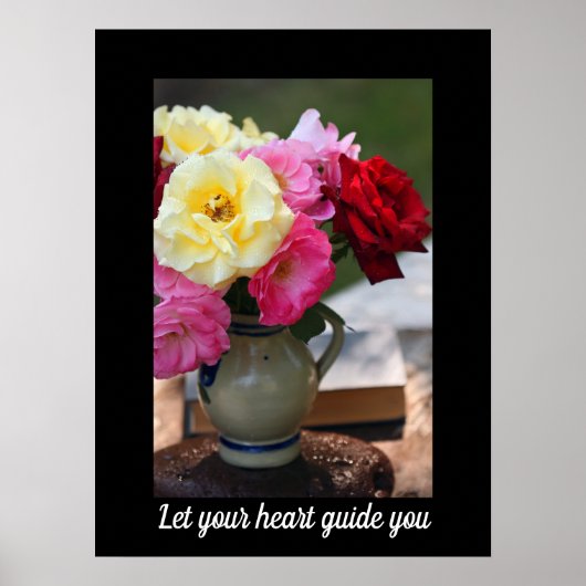 Bouquet Colorful Rozen Poster (Voorkant)