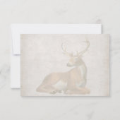 Bouquet d'automne RSVP avec bois de cerf (Dos)