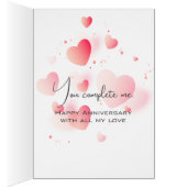 Bouquet de ballon Coeur Anniversaire (Intérieur (Droit))