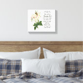 Bouquet de Belle toile de Roses Blanches (Insitu(Chambre))