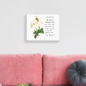 Bouquet de Belle toile de Roses Blanches (Insitu(Salon))