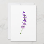 Bouquet de Carte de remerciements mariage (Dos)