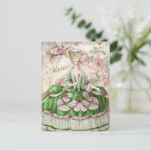 Bouquet de carte postale Marie Antoinette (Debout devant)
