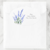 Bouquet de Étiquettes de lavande d'aquarelle (Sac)