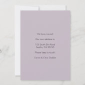 Bouquet de Faire-part mobiles de nouvelles adresse (Dos)