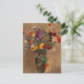 Bouquet de Fleur sauvage | Carte postale Odilon Re (Debout devant)