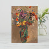 Bouquet de Fleur sauvage | Carte postale Odilon Re (Debout devant)