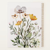 Bouquet de Fleur sauvage séché Livre de rendez-vou (Dos)